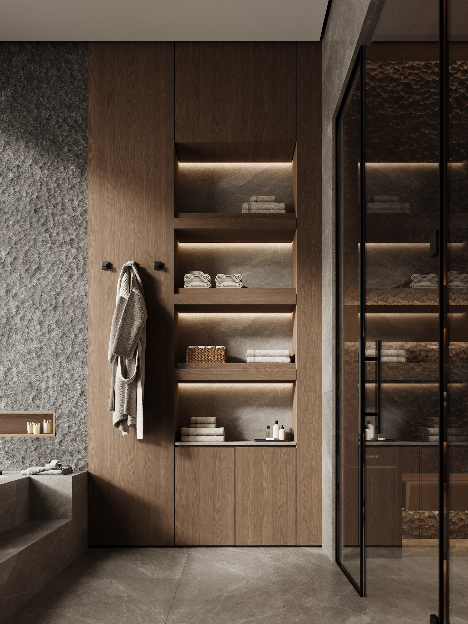 桑拿房与浴室丨沙特阿拉伯丨House of Jasmines-9