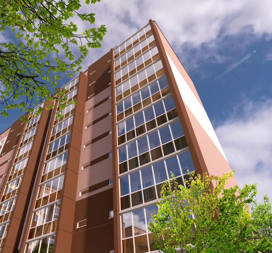 公寓楼庭院设计-3