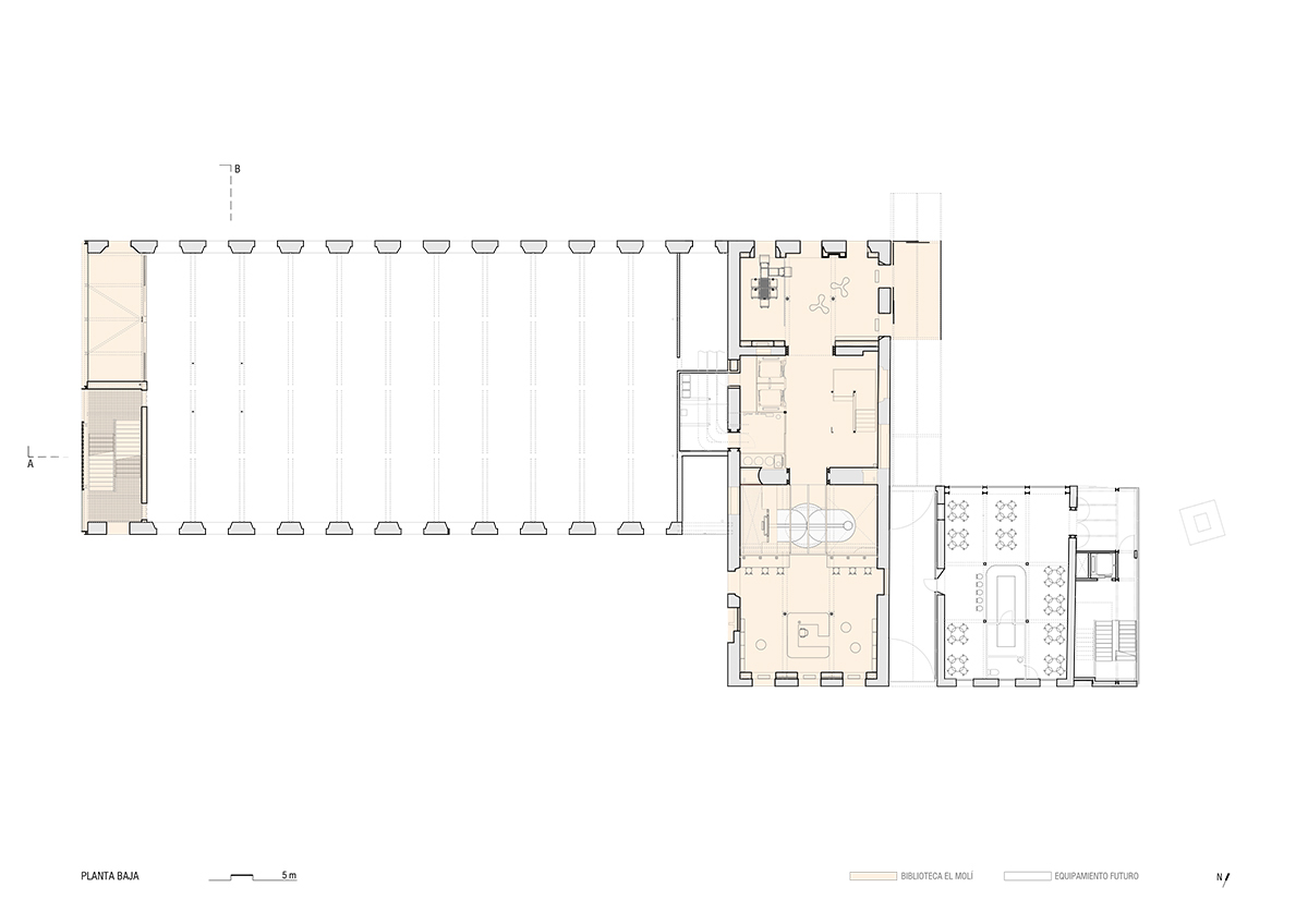 巴塞罗那旧厂房变身图书馆 | 融合历史与现代的创意设计-23