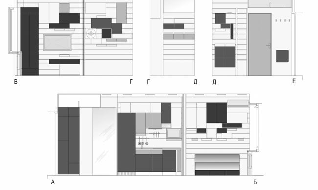 小面积公寓设计概念项目丨俄罗斯莫斯科丨Arch group-47