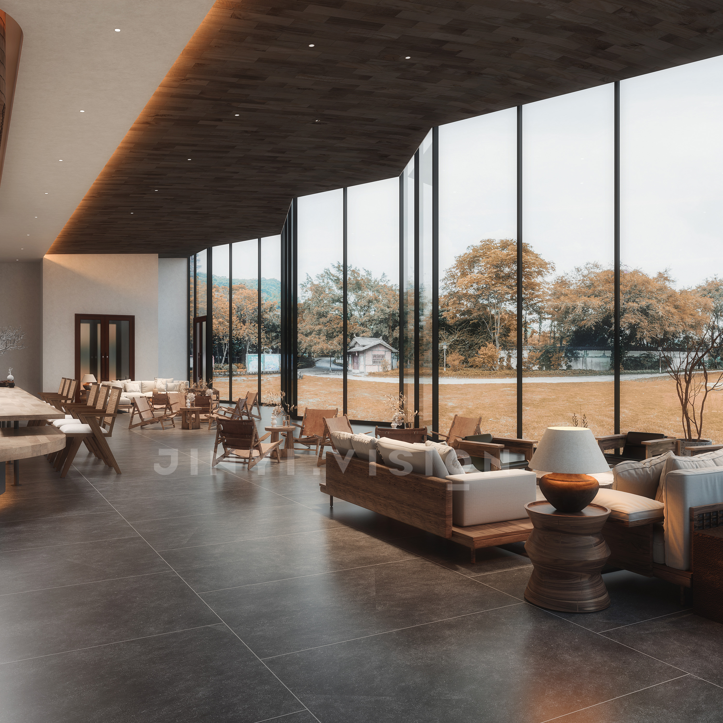 度假酒店大堂-7