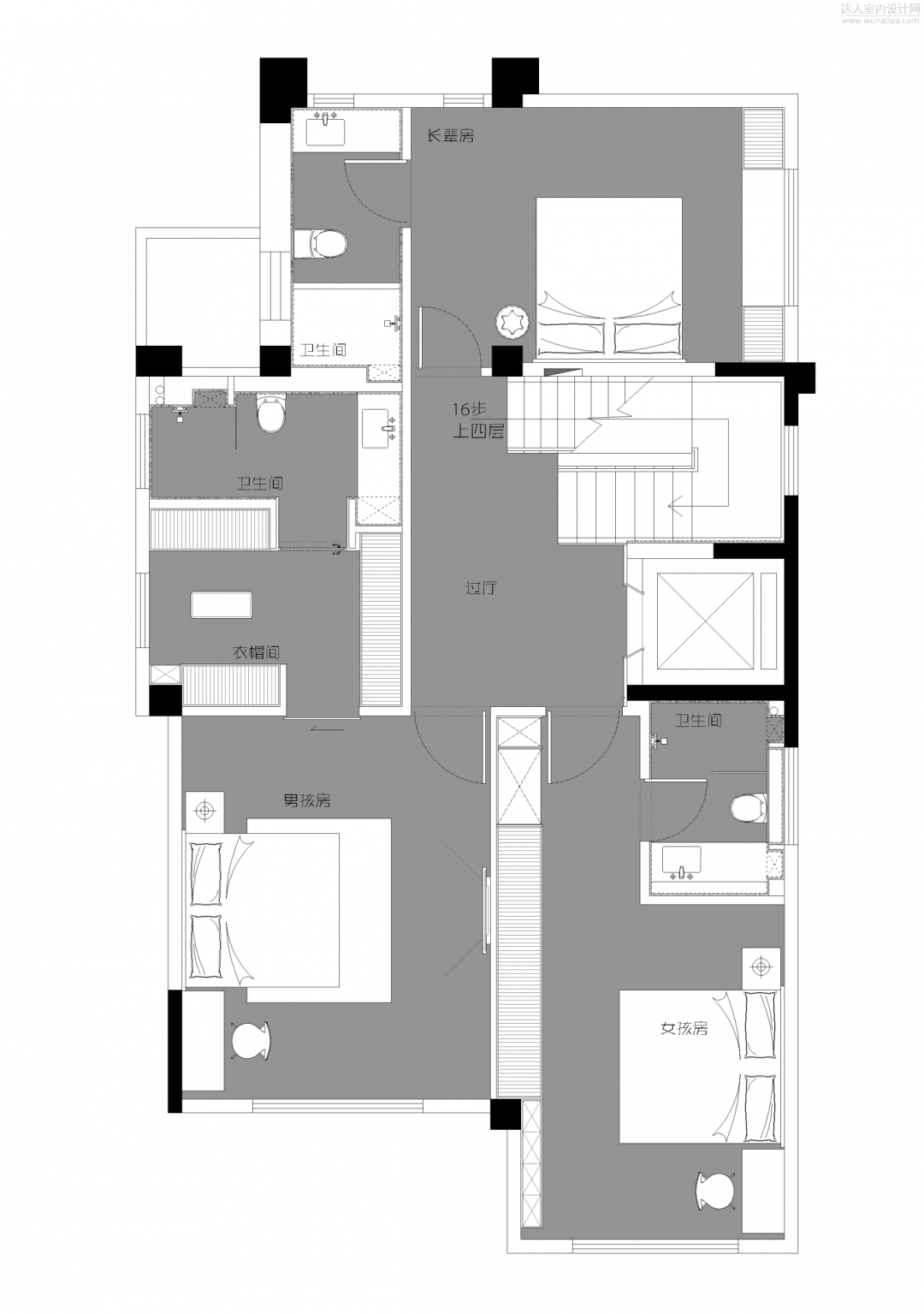 水墨韵律 | 福建连城冠豸山别墅设计-51