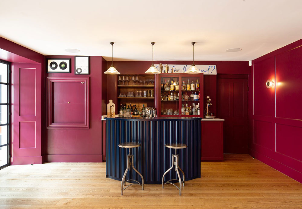 伦敦优雅乔治亚风格住宅的色彩对比设计-15