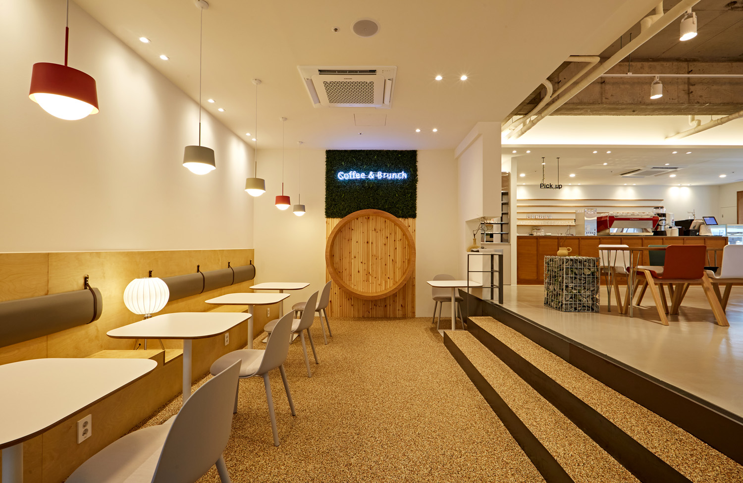 现代简约风白&木 44 平咖啡厅设计-11