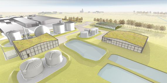 剑桥郡厌氧消化器工厂丨英国剑桥丨Boyarsky Murphy Architects-4