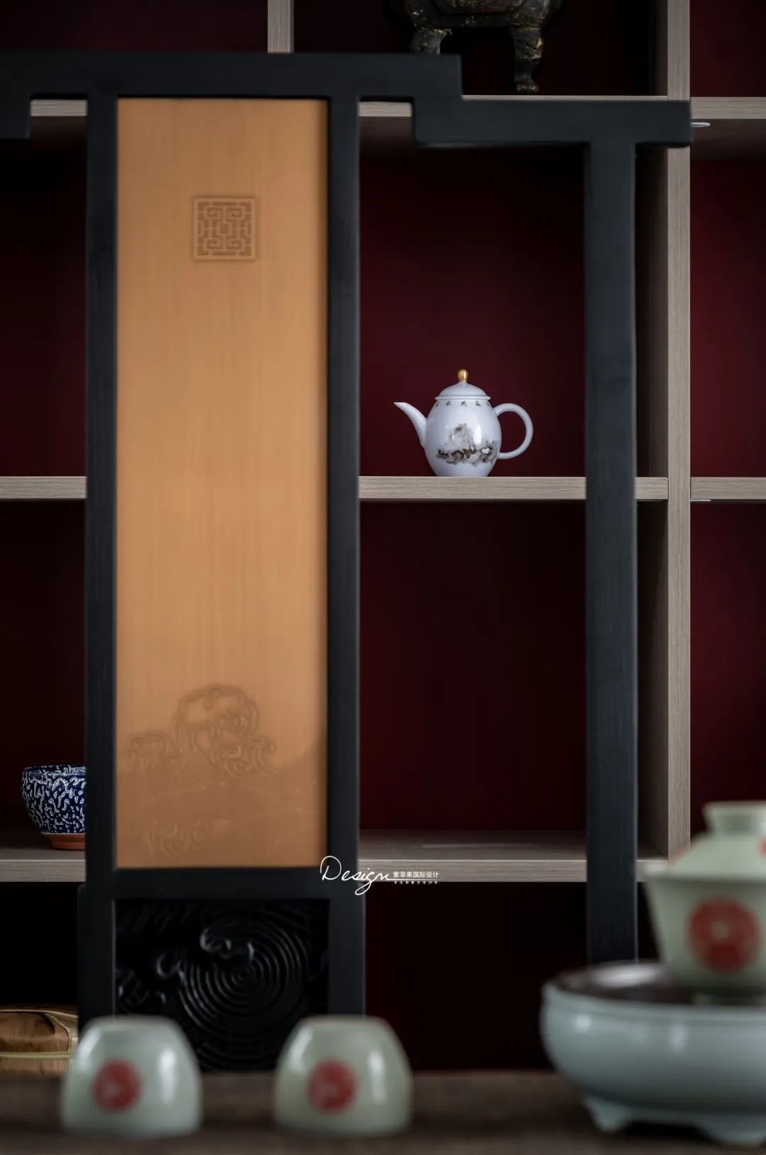 云康园简约中式设计丨紫苹果装饰集团-86