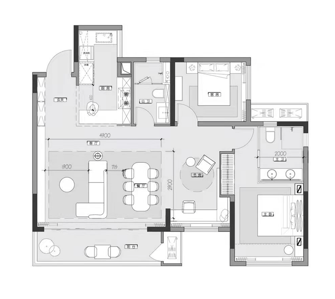 重庆龙湖昕晖·熙上项目丨中国重庆丨DAS大森设计-69