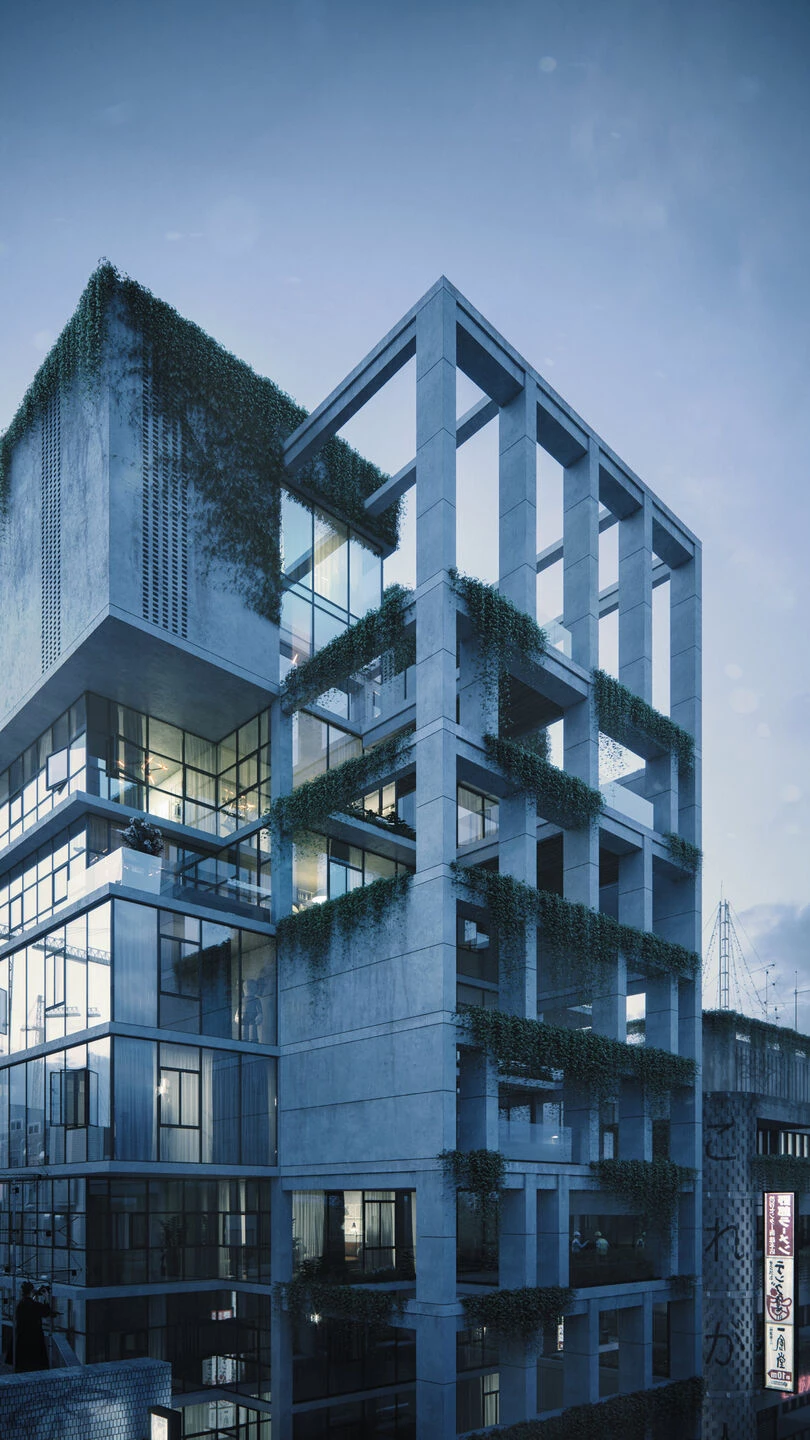 东京塔公寓丨日本东京丨Lunas-3