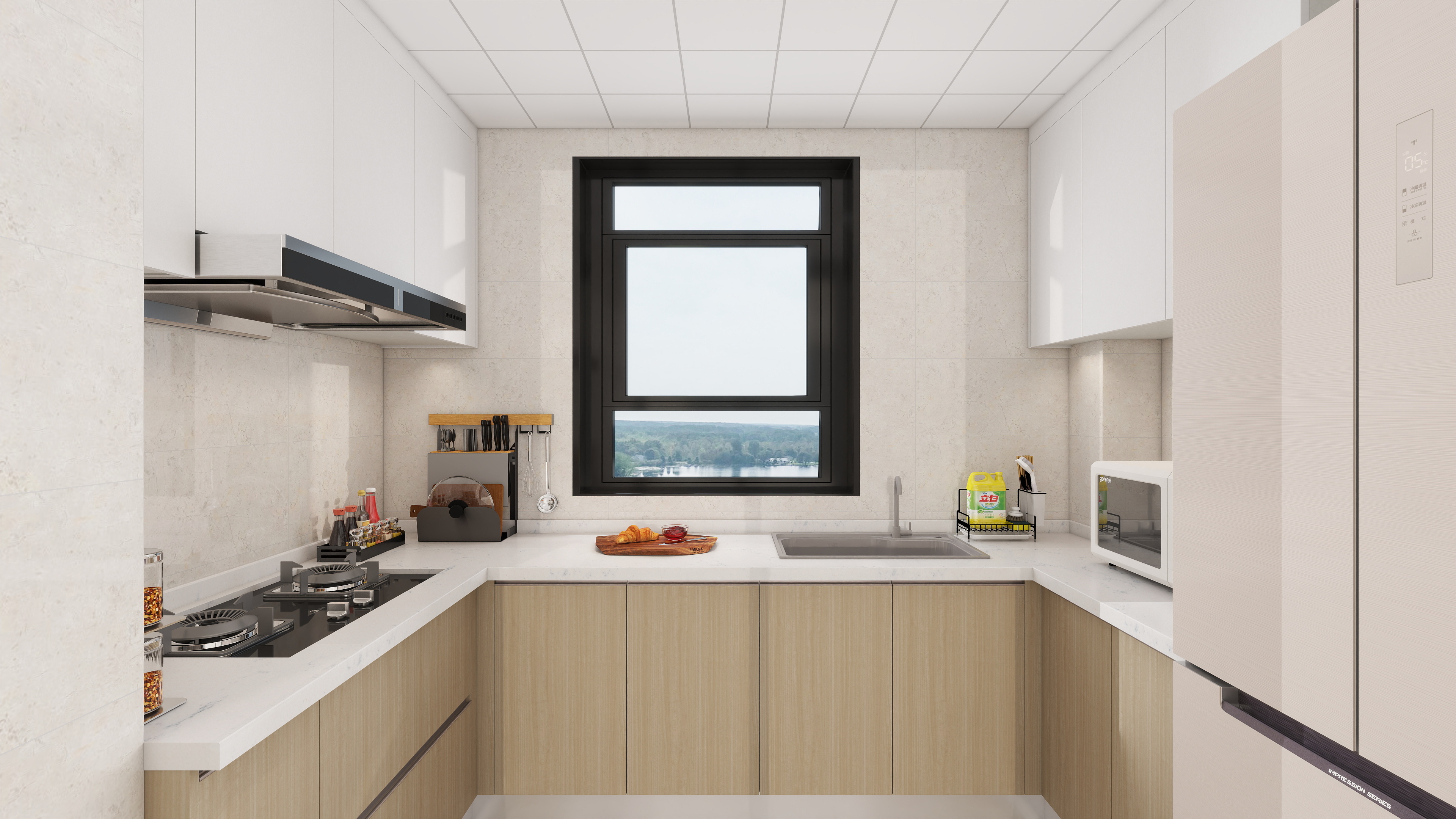 现代奶油—清新之家-3