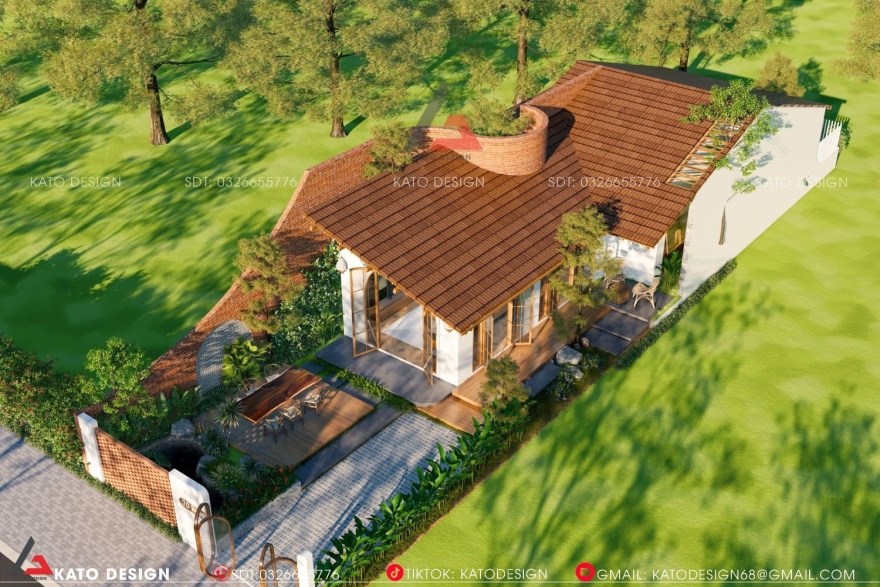 隆清屋(注:LƯƠNG THANH可能是具体人名隆清,由于缺乏更多背景信息,这里按音译处理) 丨KATO Thiết Kế-0