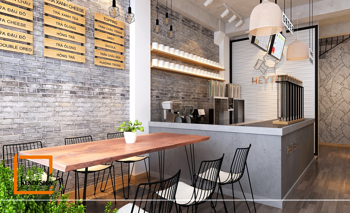 Heytea Nguyễn Khuyến奶茶店室内设计丨Kendesign-5