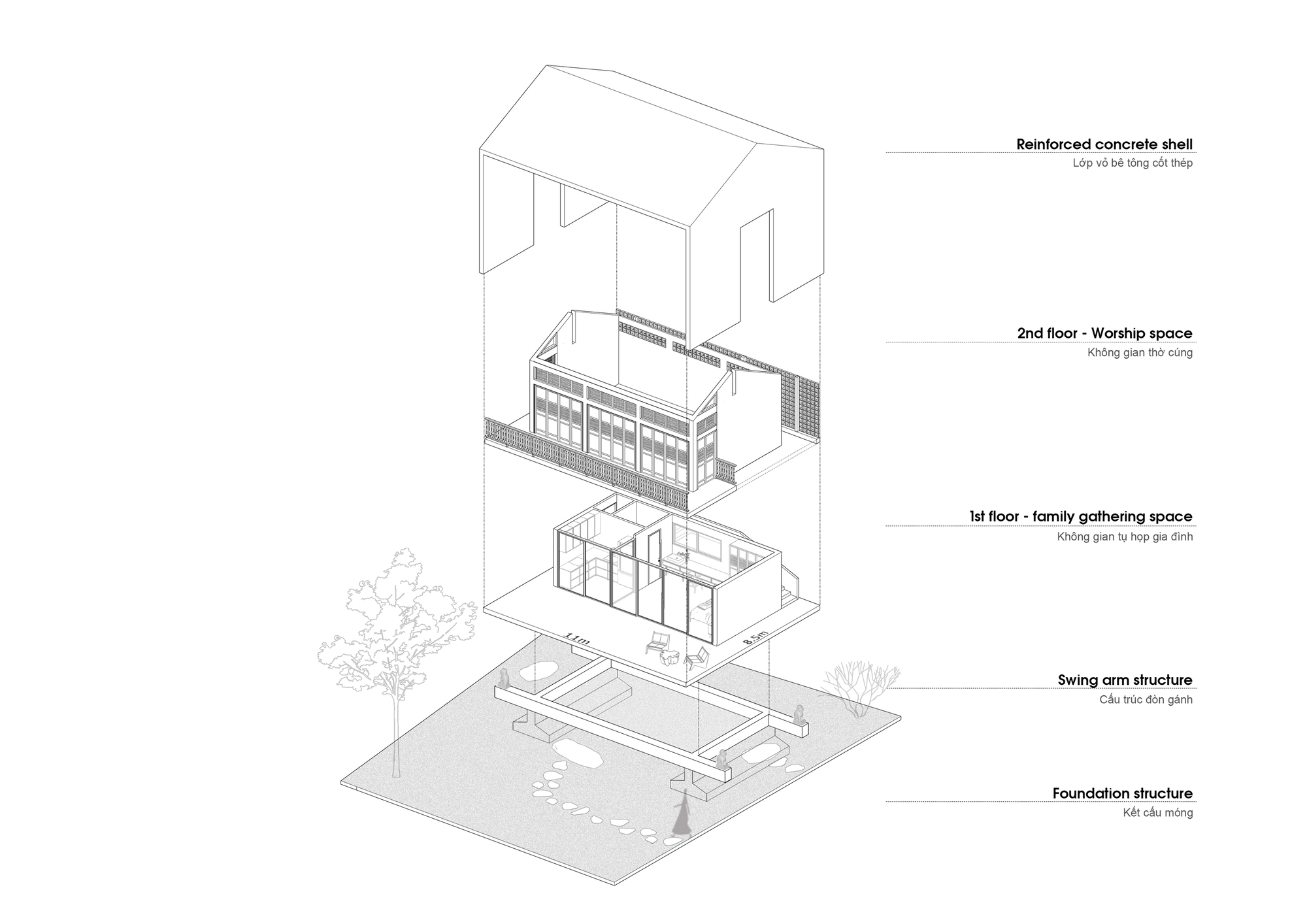 王亭寺丨越南丨Cote Architects-21