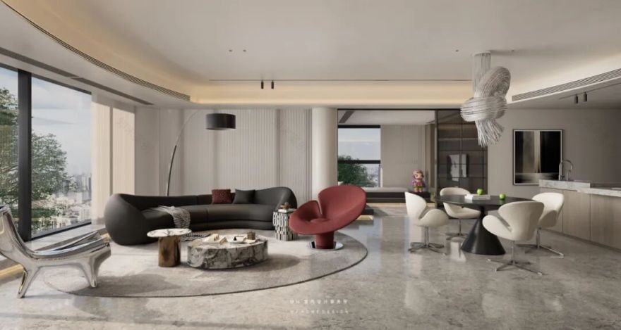 【首发】MH设计新作:诠释▏低奢精致平层豪宅-40