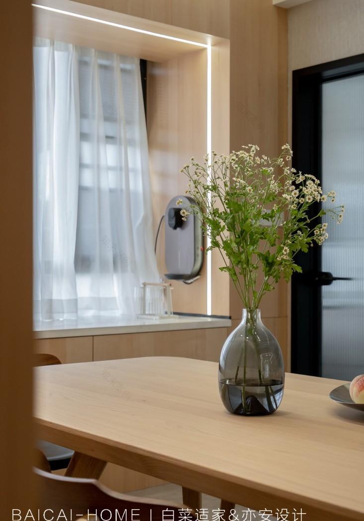 白菜适家 · 四房改两房的创意布局设计-35