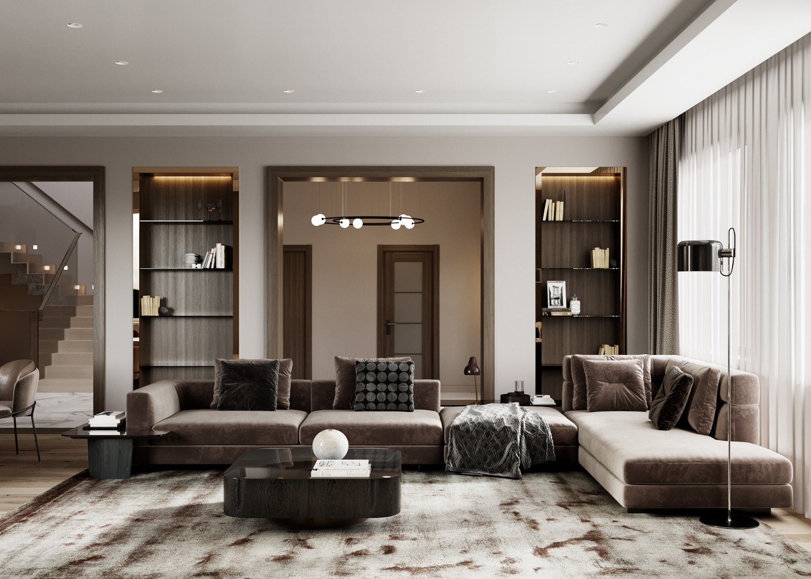 “高级灰+棕”加拿大品质别墅  Maxim Tsiabus-29