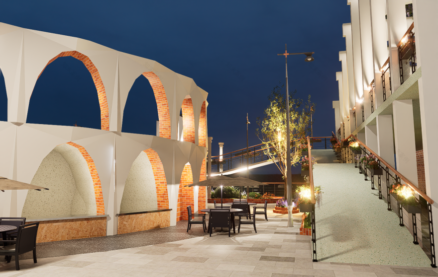 SKY ROMA: A Rooftop Block Creative Space Design Project-6