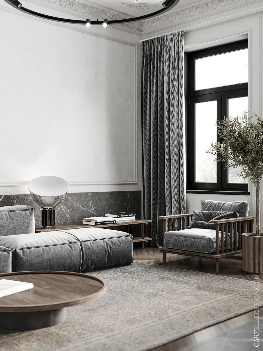 简雅美宅丨Cartelle Design-75