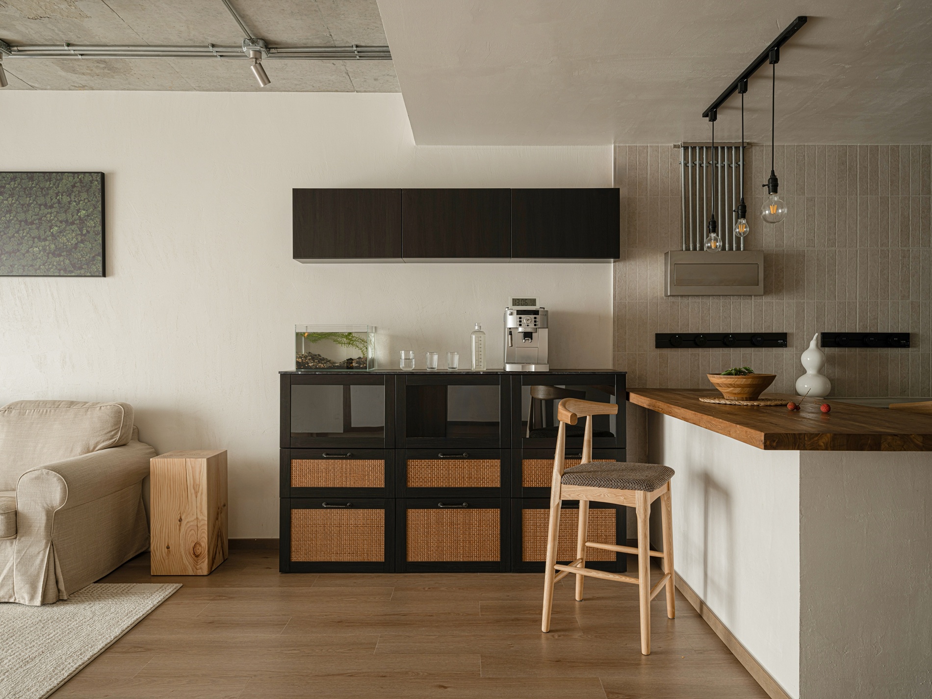 《木序》124㎡原木工业风丨中国成都丨宏福樘设计-16