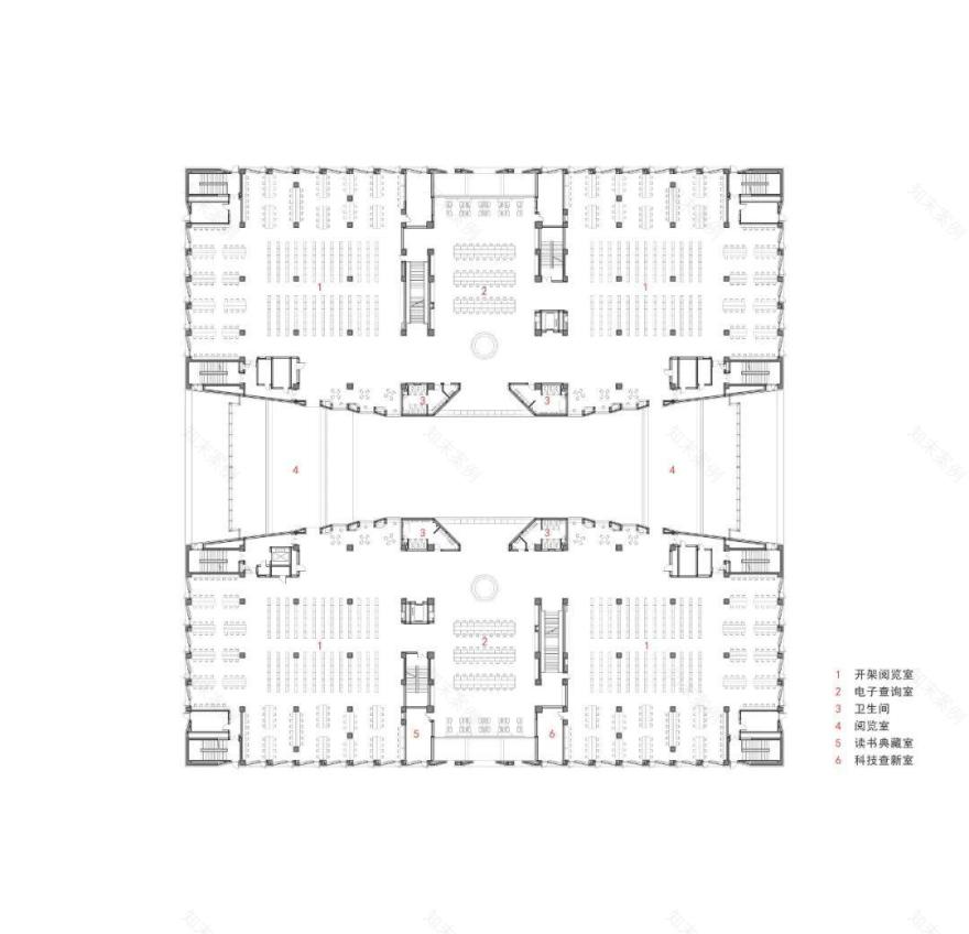 沈阳东北大学浑南校区图书馆-42