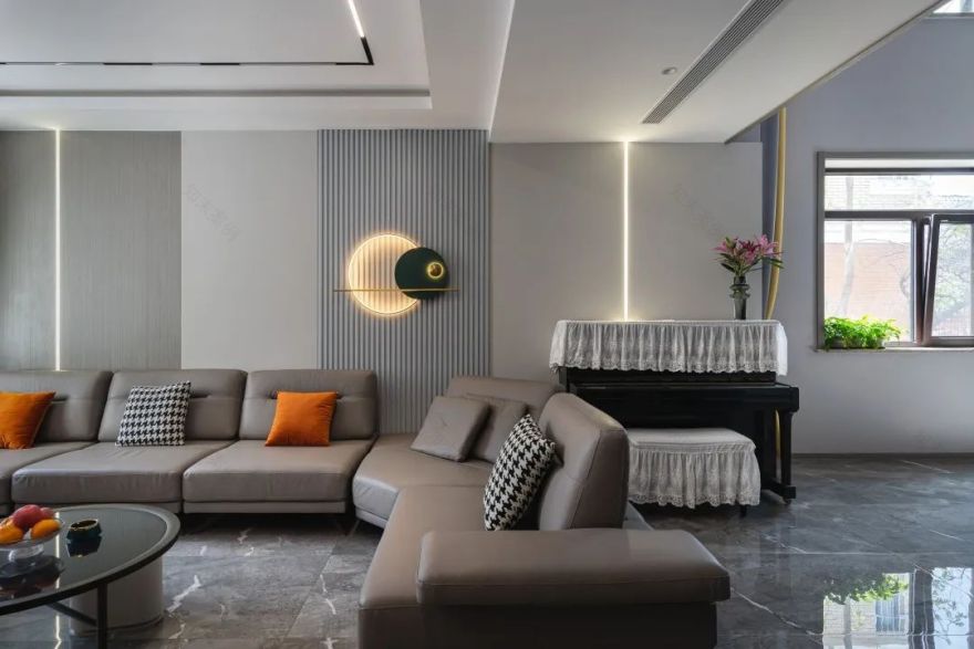 泷湾苑 320㎡现代风别墅丨中国上海丨尚层别墅装饰-16