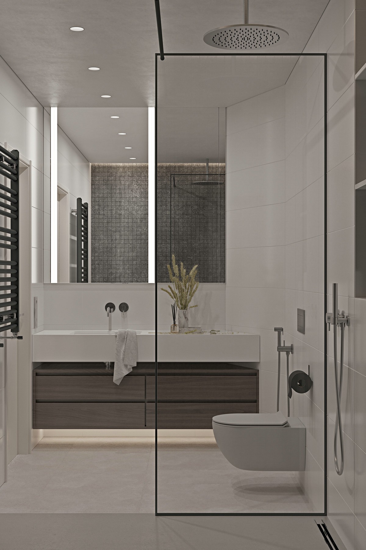 100平米 乌克兰基辅简约风空间设计-18