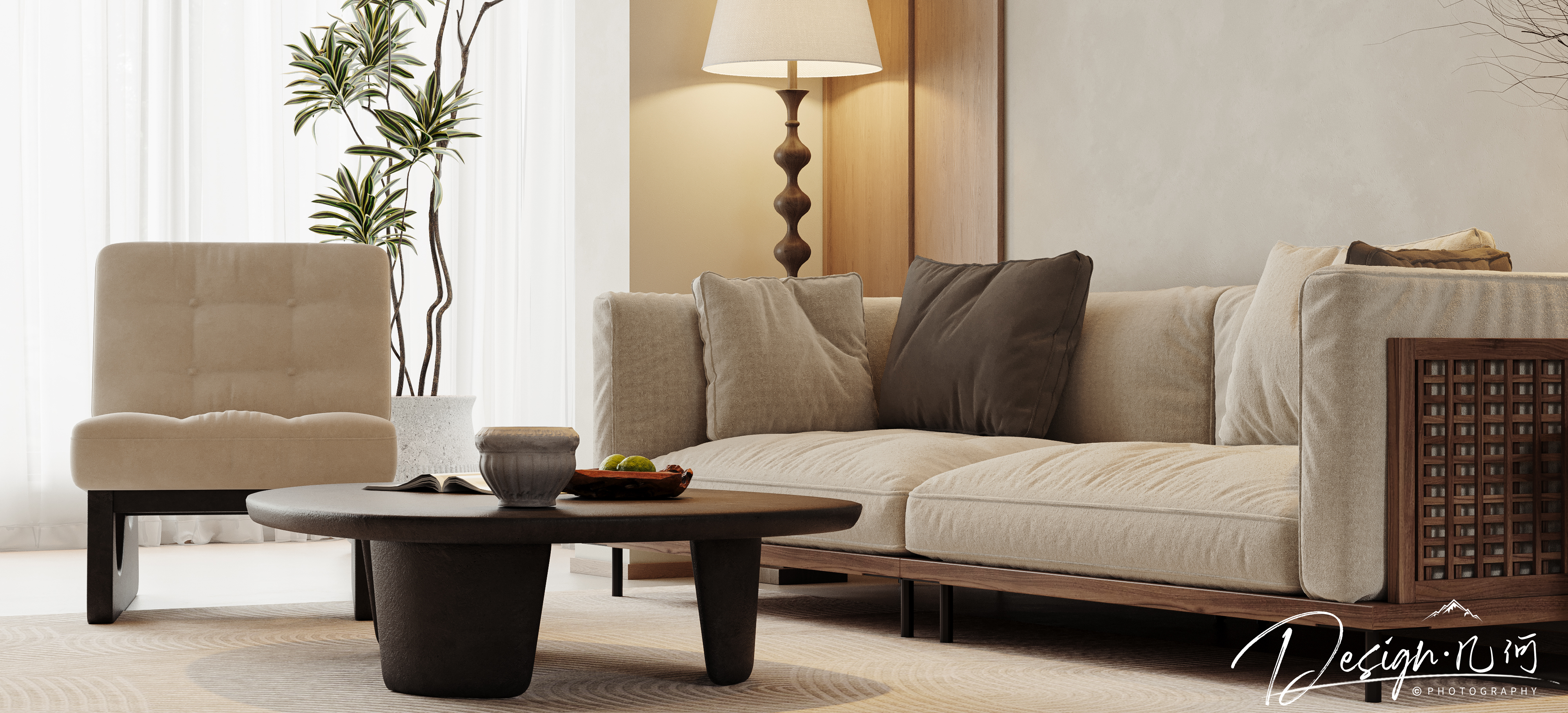 几何空间视觉表现 | 百悦府中古风客餐厅-25