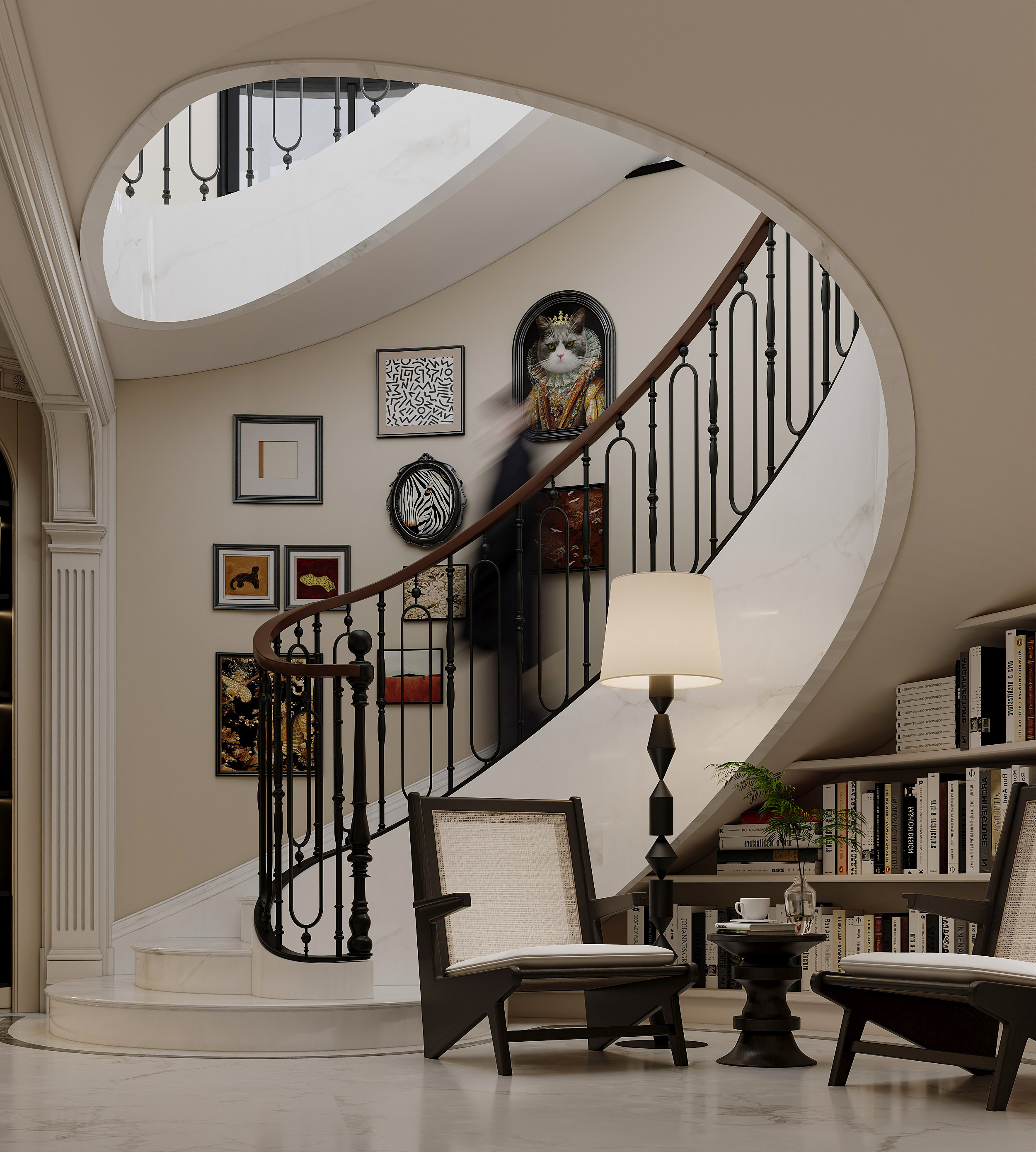 法式别墅设计丨中国成都丨开境装饰-12