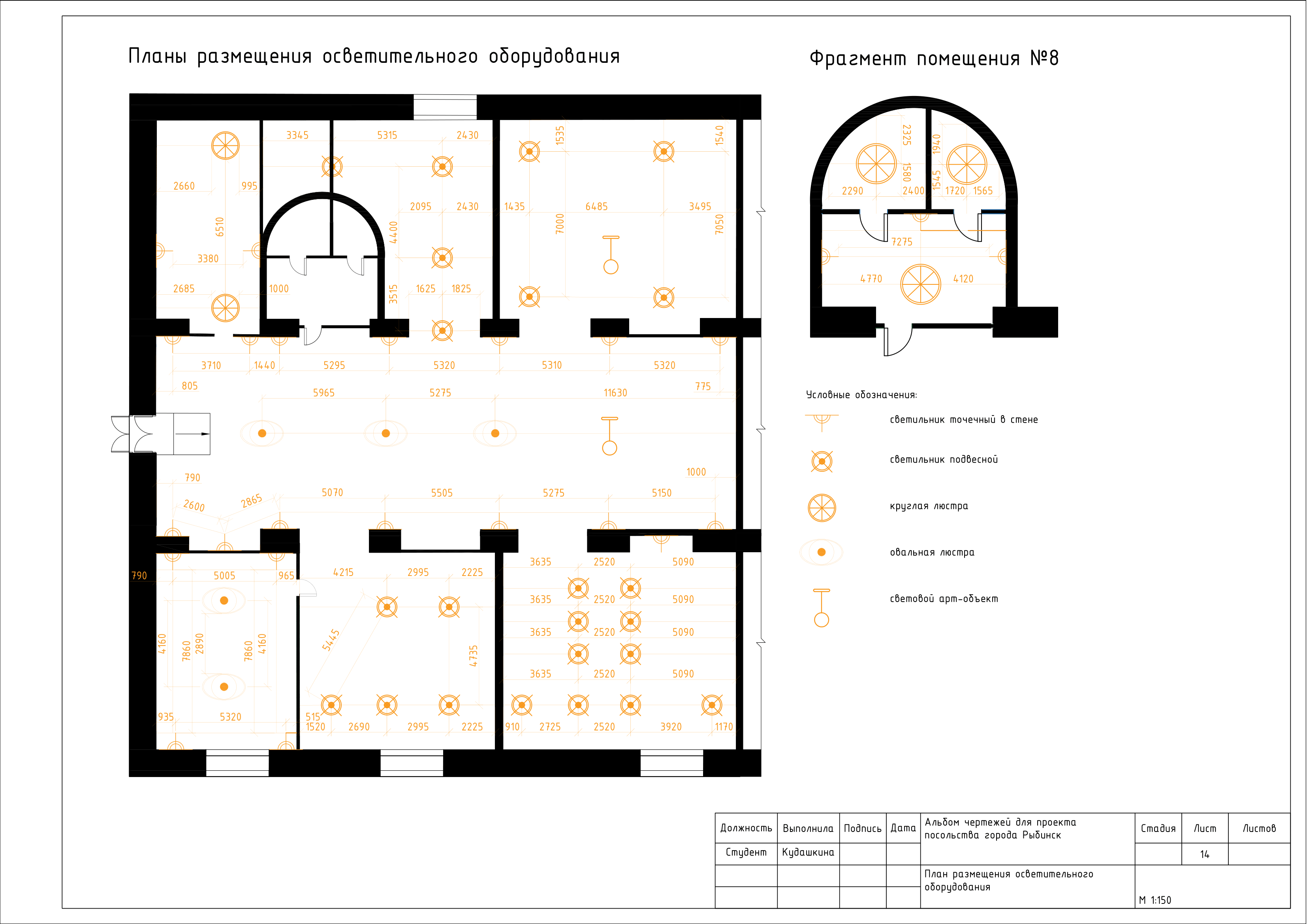 Альбом чертежей для проекта посольства города Рыбинск-14