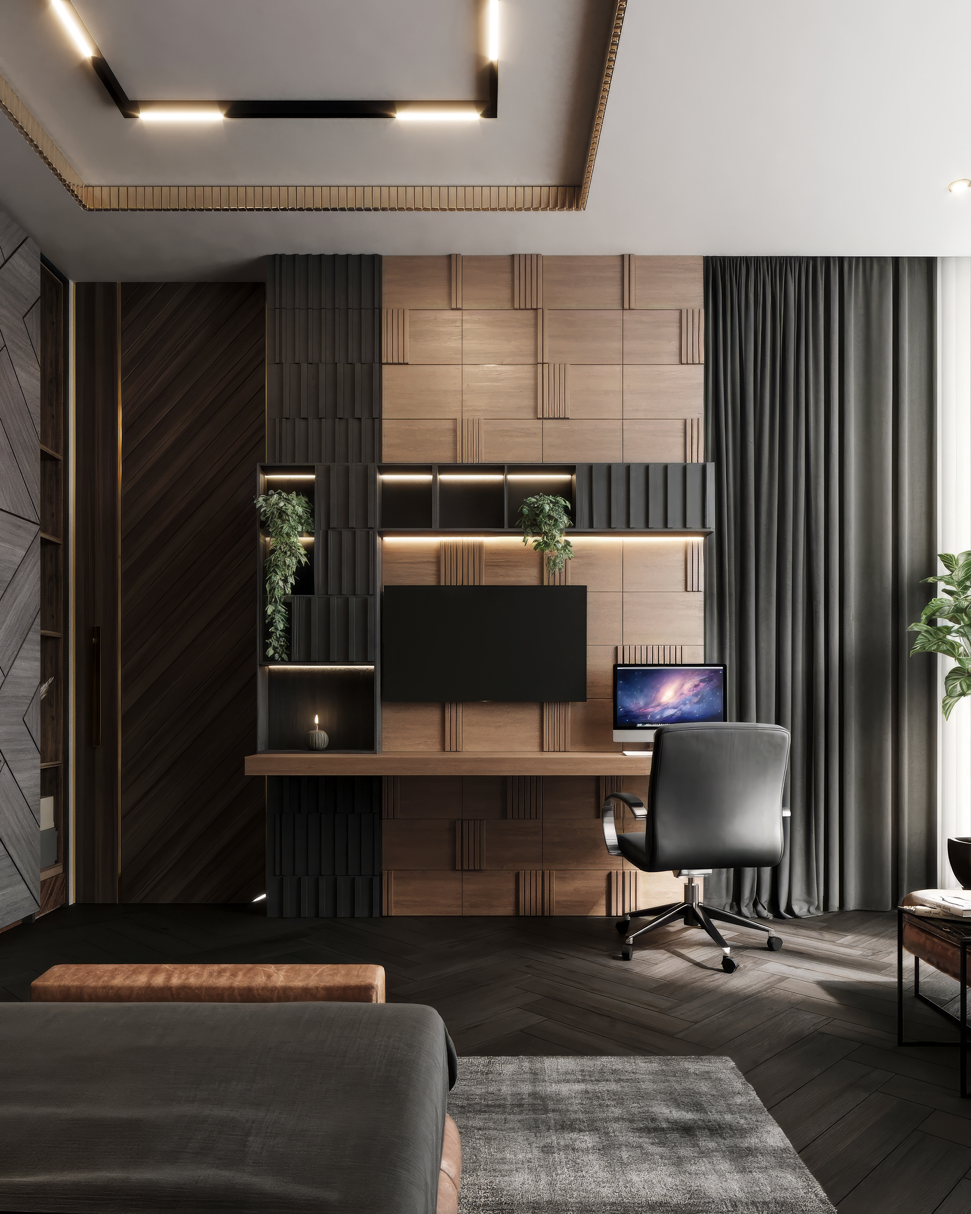 海滩别墅阳光主卧设计-4