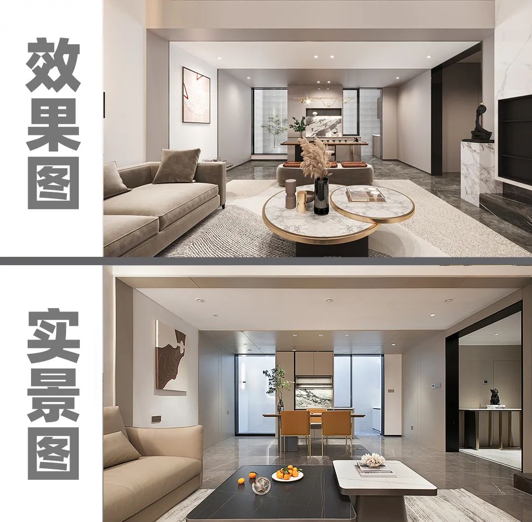 字形意,雍景湾 480㎡现代轻奢别墅装修之美丨中策-56