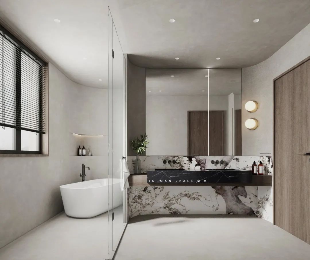 宅男空间设计 | 紫金学府,温馨现代的线性美-30