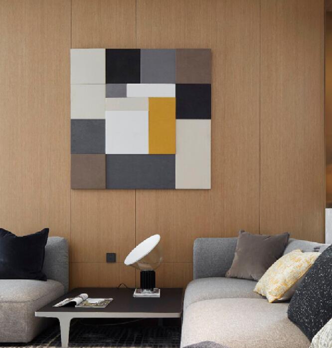 立体皮革金属实物画-7