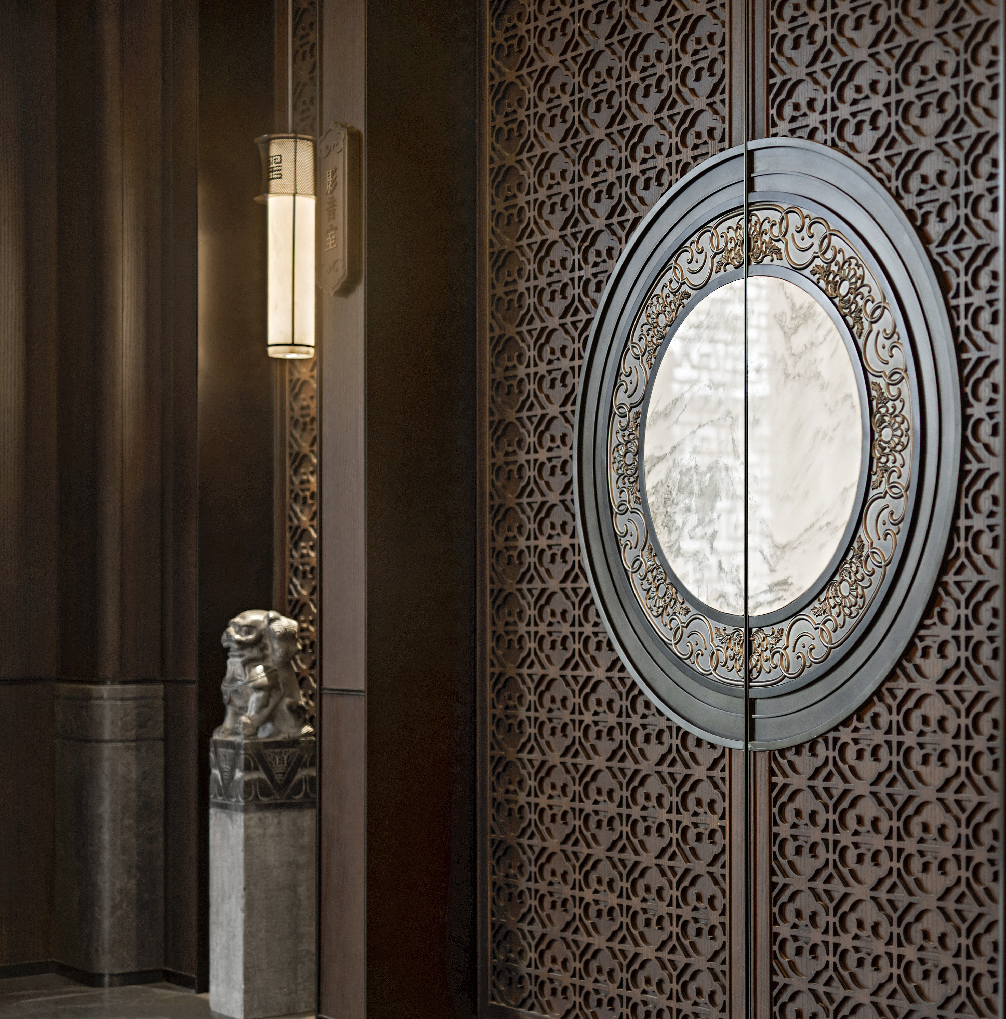 盘石设计 | 600㎡中式设计 一派东方雅意寄情山水之间 -21