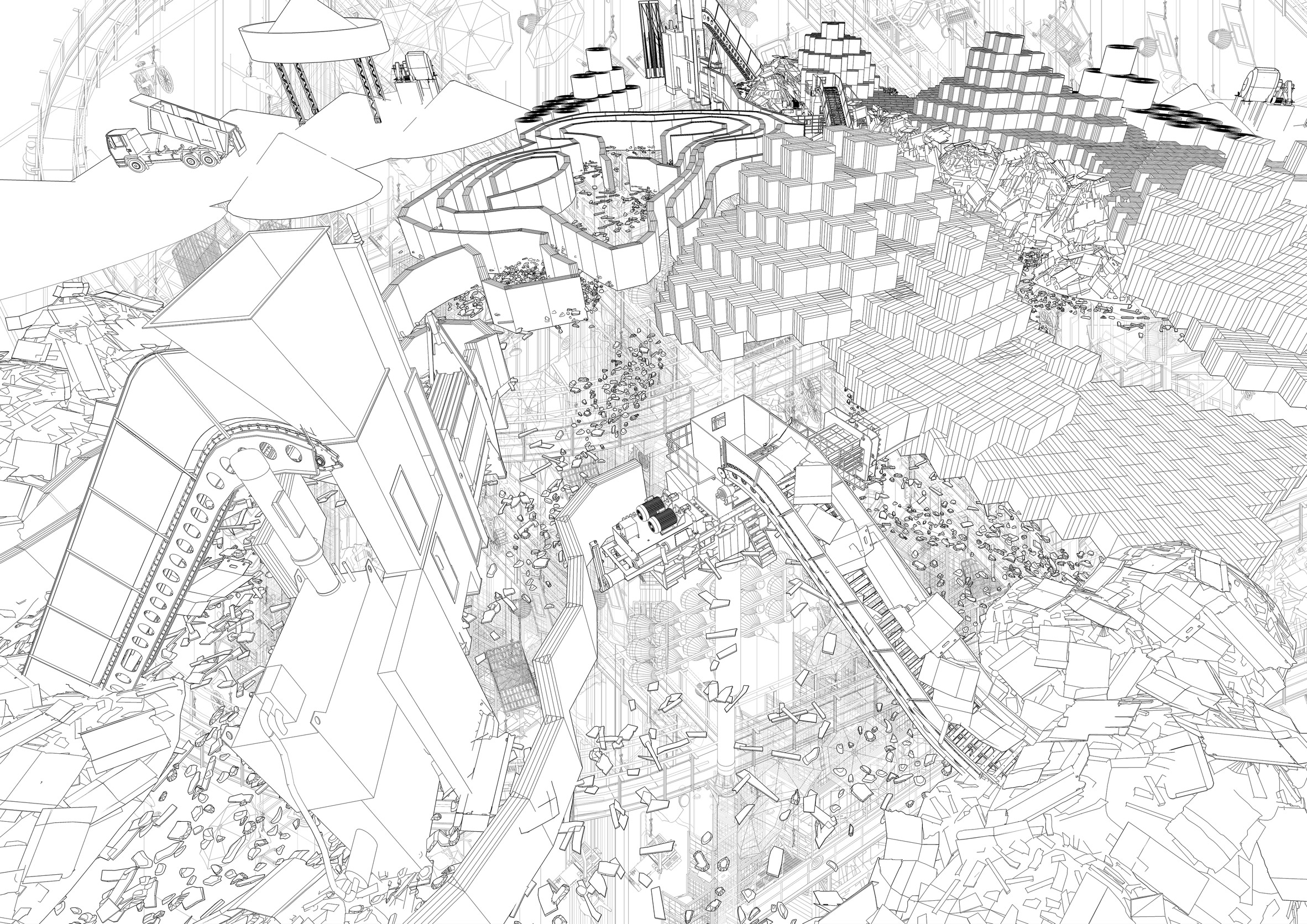 新加坡国立大学建筑硕士生作品展,探索未来建筑的可能性-78