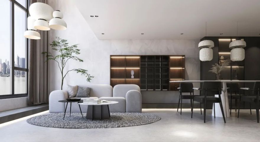 金茂湾现代禅意家居设计丨MZB空间设计机构-15