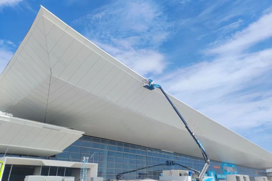 央视聚焦!中建八局厦门翔安国际机场航站楼项目建设加速推进-46