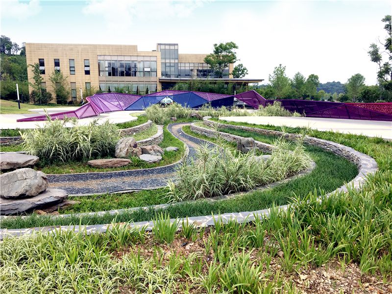 山水记忆 | 长沙浔龙河生态艺术小镇文化中心广场设计-40