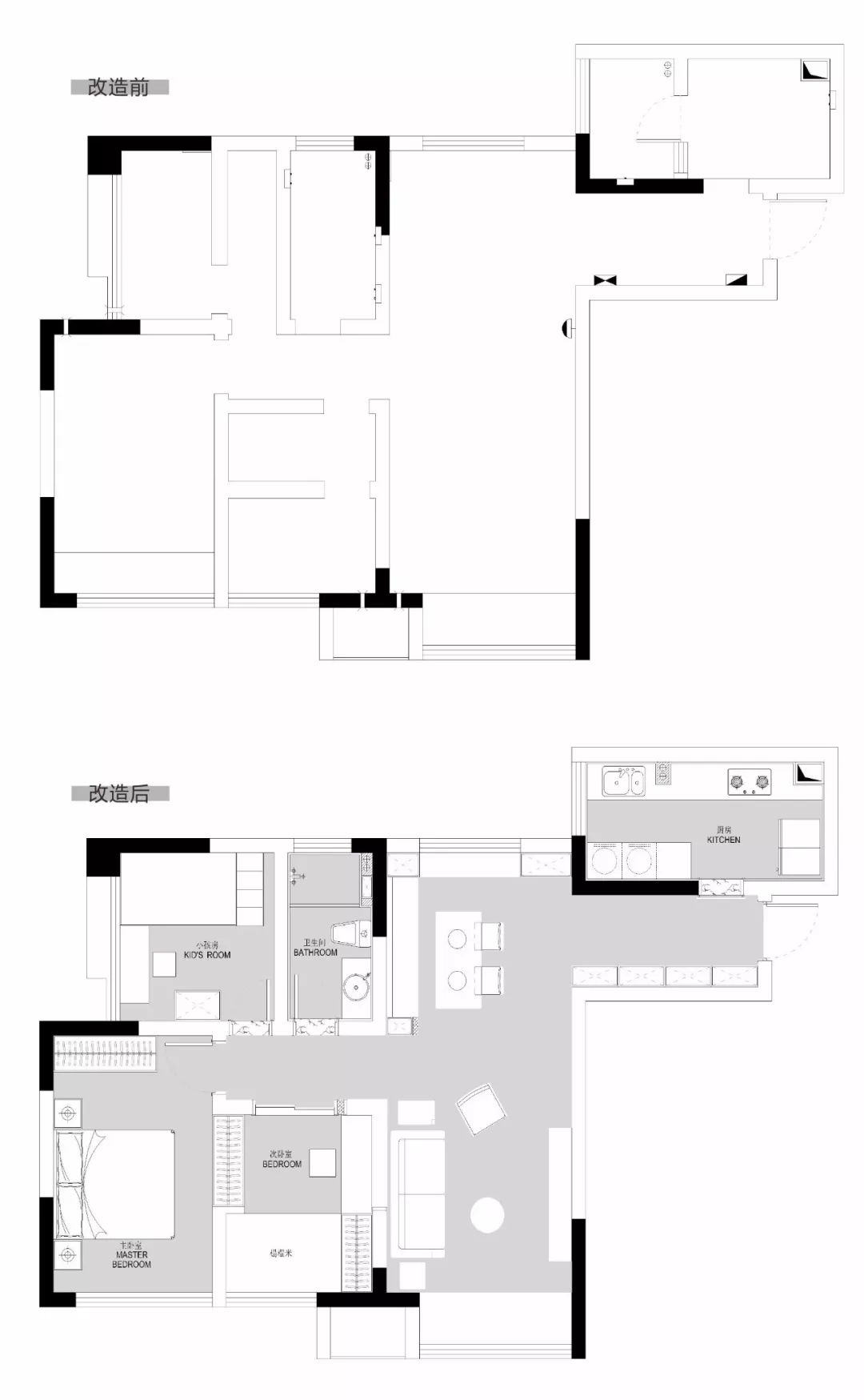 成都 92㎡原木与白环保私宅设计-12