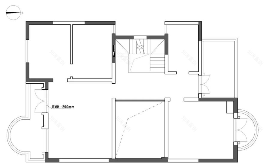 河与墅上叠新中式设计丨青马别墅空间设计-35