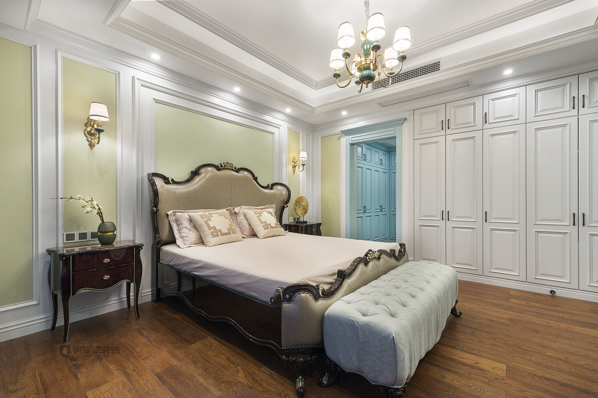 重庆北大资源悦来 220 平叠拼别墅现代美式装修设计-17