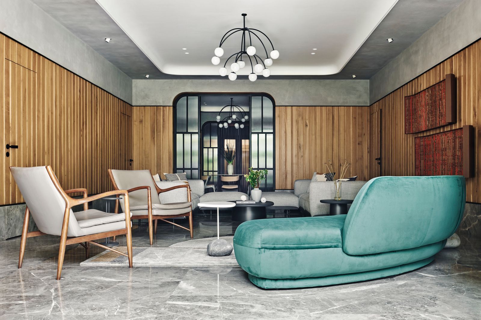 加尔各答一座装饰艺术风格平房的当代改造丨印度加尔各答丨Spaces and Design的Pooja Bihani-10