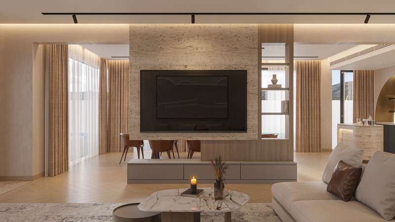 朱美拉住宅区私人别墅丨阿联酋迪拜丨4SPACE Designs-2