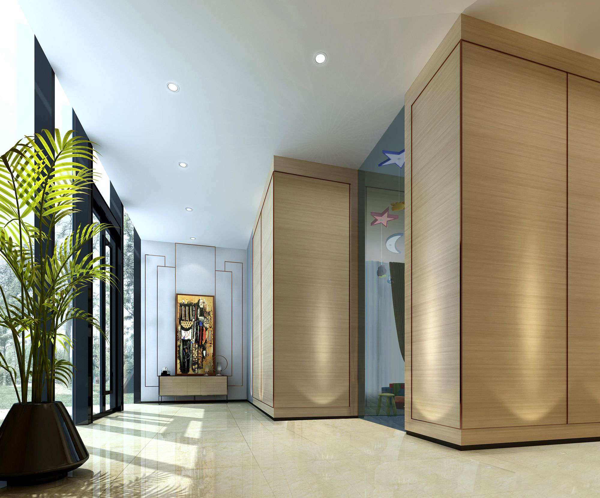 售楼处设计欧式中式现代高清售楼部效果图3D效果图-28