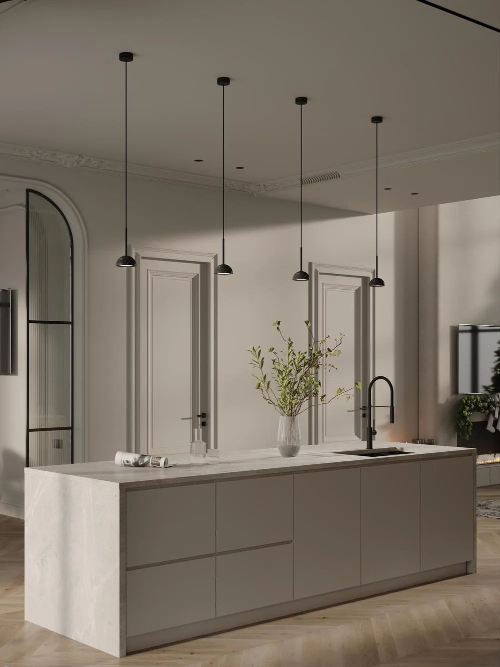 351㎡法式简约乡村别墅设计丨Ard Design-17