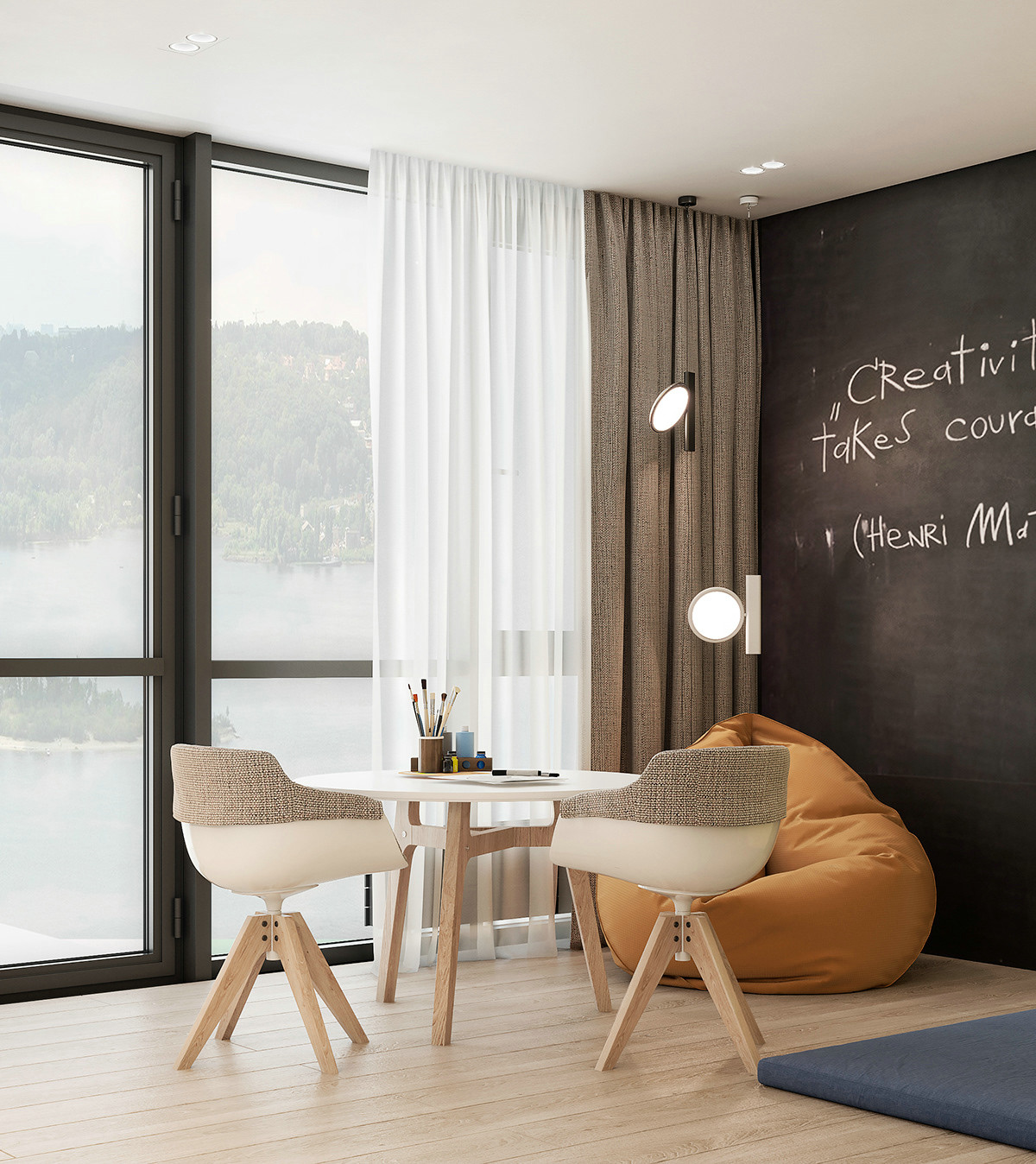 极简风遇上精致白，优雅舒适现代别墅设计-29