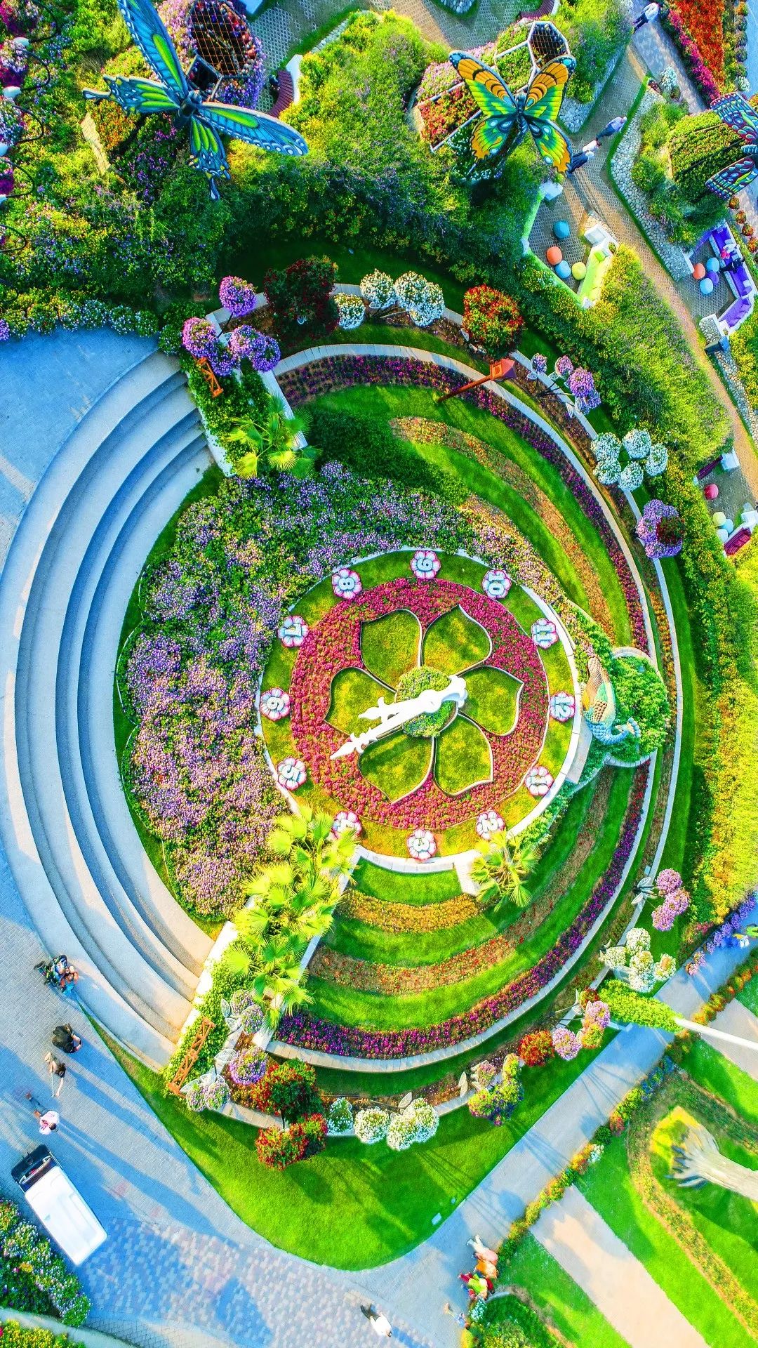 四月花海 | 迪拜奇迹花园的植栽设计-11