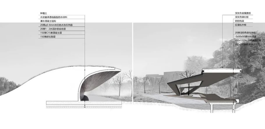 浙江音乐学院「溪上飞檐」丨中国杭州丨line+建筑事务所,gad-114