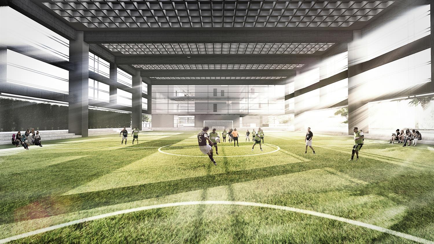 巴西 Curitibano 俱乐部新总部 - 灵活多用的运动休闲空间-3