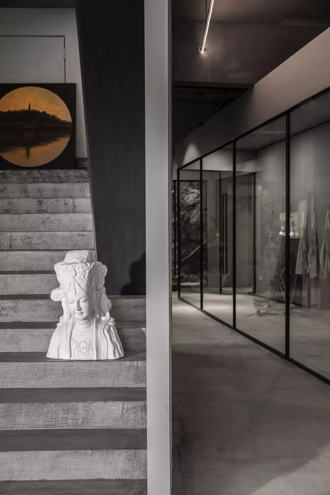 大象艺术公馆 | 灰色调空间中的艺术气息与工匠精神-45