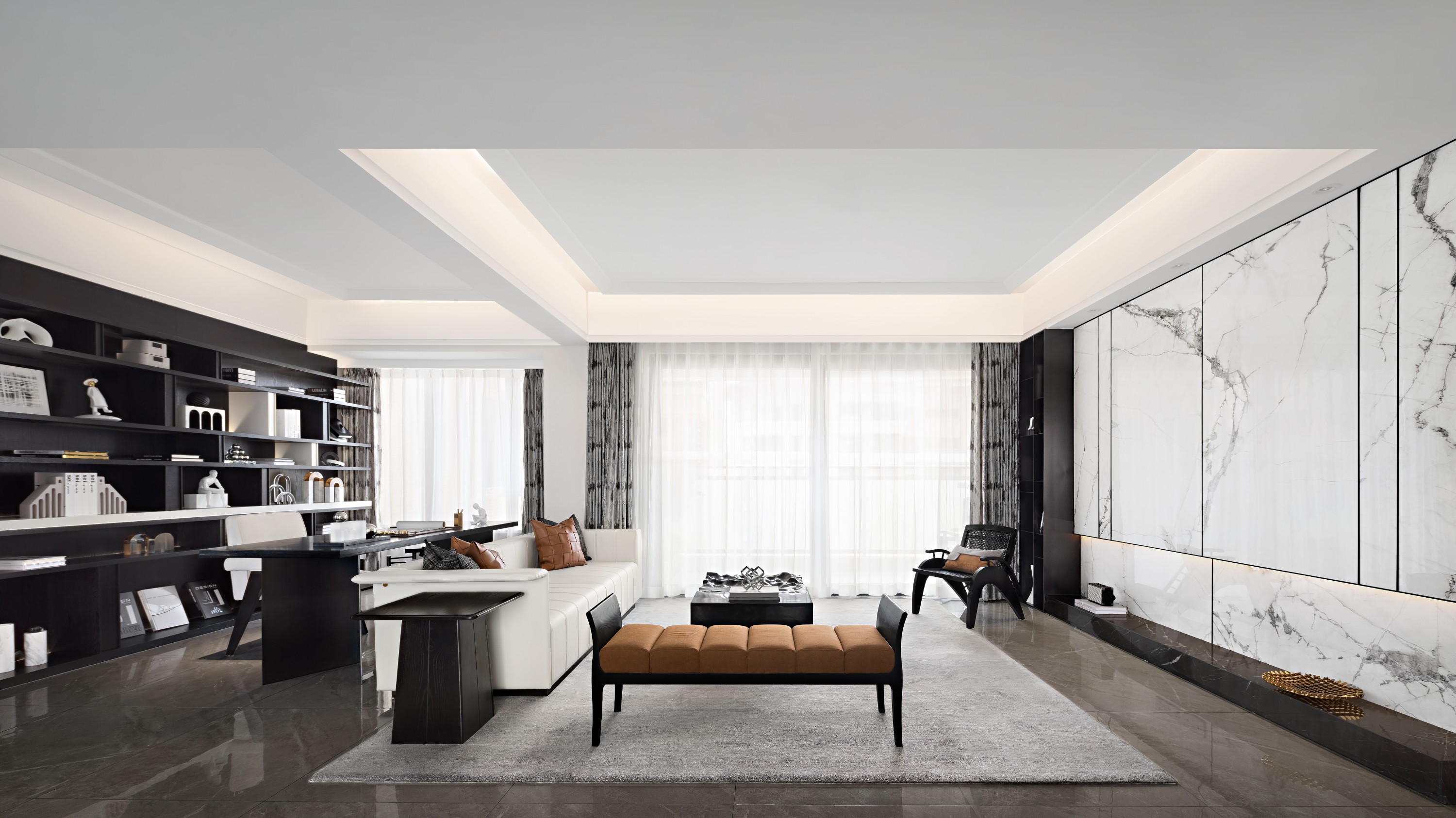 国深地产中山君誉湾样板间丨中国中山丨IDAD久度室内设计有限公司-7